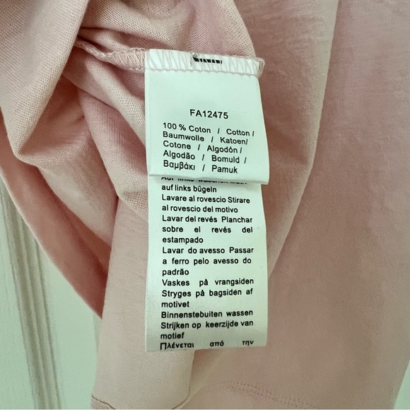 🆕Lacoste girl cotton t-shirt size10 140cm light pink - Picture 6 of 6